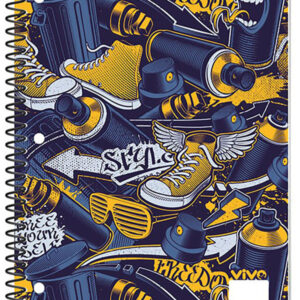 Cuaderno Espiral 1 Materia Rayado