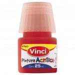 Pintura Acrilico 25Ml Rojo Tolui.