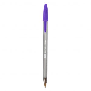 Boligrafo Cristal Morado 1.6Mm