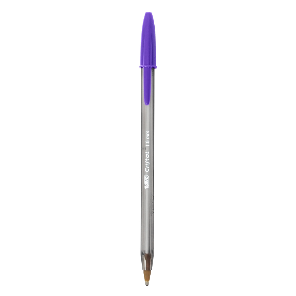 Boligrafo Cristal Morado 1.6Mm - Pacasa