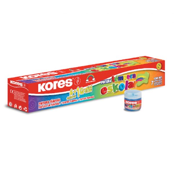 Tempera Escolar 6+1 30Ml
