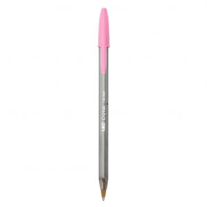 Boligrafo Cristal Rosa 1.6Mm