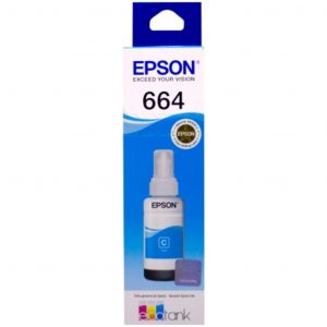 Tinta Epson T664220 664 Cyan