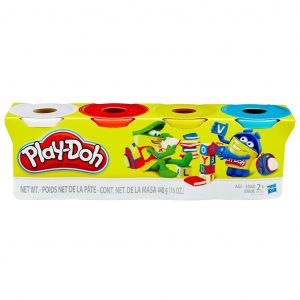 Play Doh 1/4  Rojo/Azul/Verde/Amar