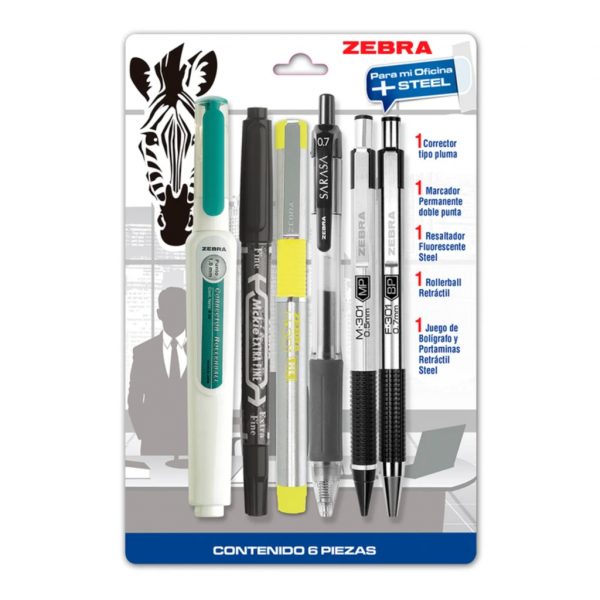 Set 6 Piezas Oficina Steel