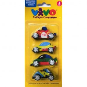 Borrador Carros 4Pza