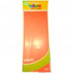 Papel China Naranja Fluor 1/3