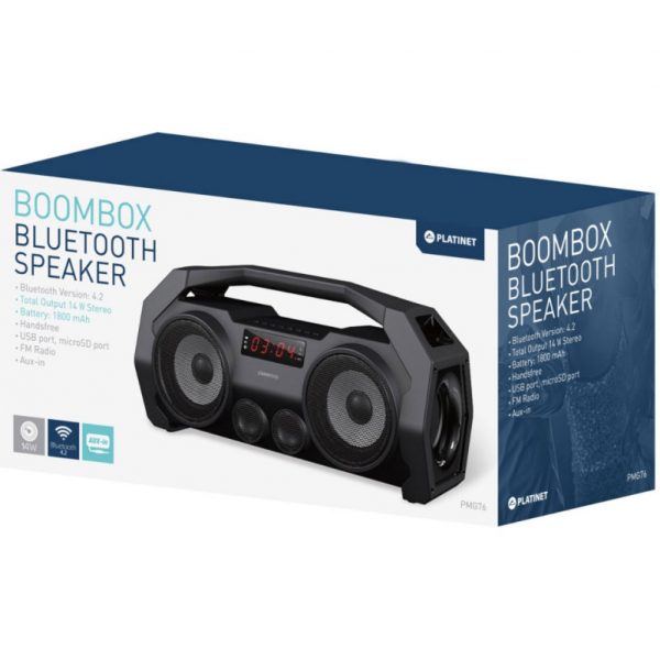 Parlante Bt Boombox Pmg76B