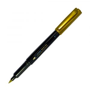 Marcador Brush Pen Color Oro