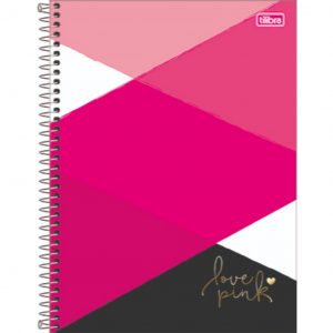 Cuaderno Espiral 12 Materia Love Pink