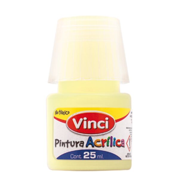 Pintura Acrilico 25Ml Amarrillo Claro