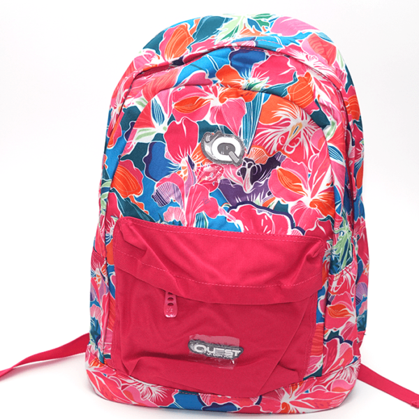 MOCHILA QUEST  LOLA FLORES HIBISCOS