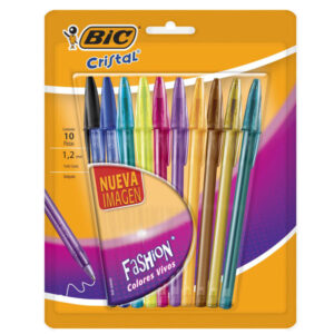 BOLIG. BIC FASHION BLI/10 SURT 1.2MM 977873